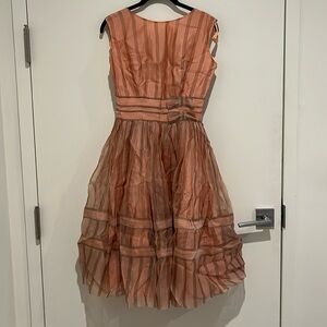 50s vintage silk dress